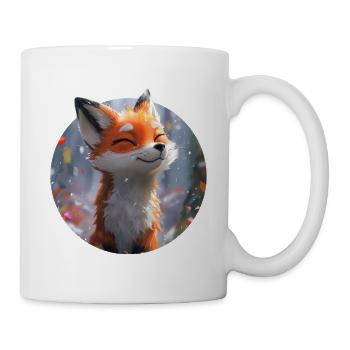 Niedlicher Fuchs - Tasse - Weiß - Rechts