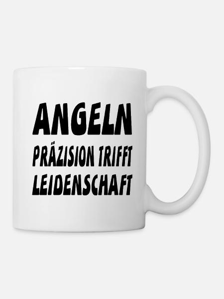 Angeln - Tasse - Weiß