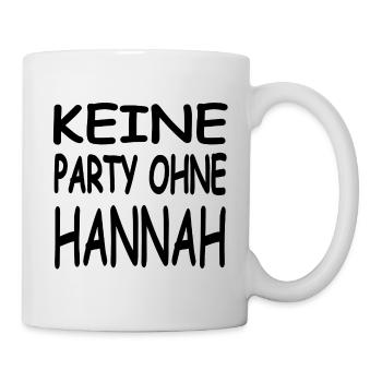 Hannah - Tasse - Weiß - Rechts