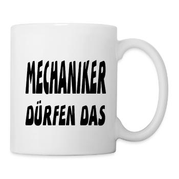 Mechaniker - Tasse - Weiß - Rechts
