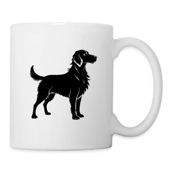 Chien Bretagne - Mug blanc - blanc - Droite