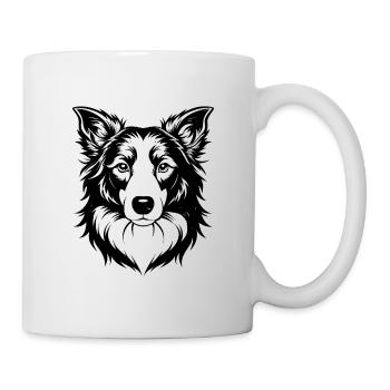 Border Collie - Mug blanc - blanc - Droite