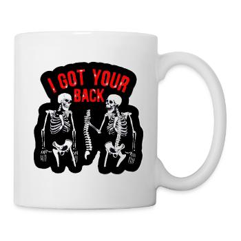 J’ai tes dos squelettes - Mug blanc - blanc - Droite