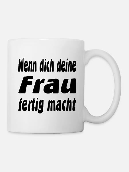 Frau - Tasse - Weiß