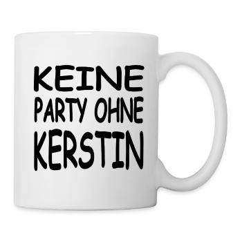 Kerstin - Tasse - Weiß - Rechts