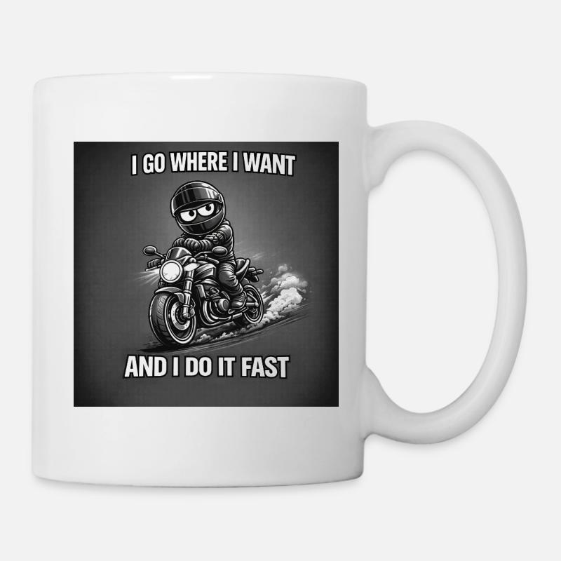 I go where I want - Mug - white