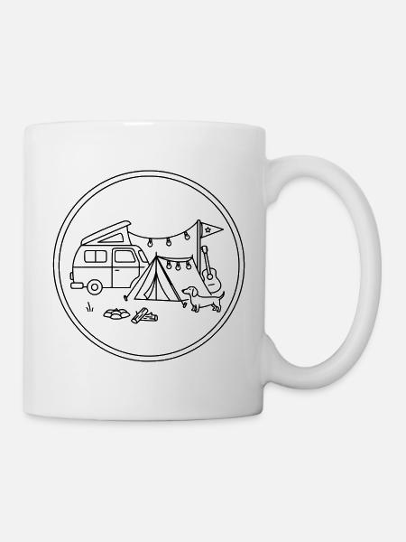 Festival Camping Outdoor Adventure - Tasse - Weiß