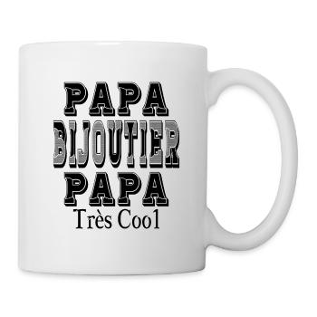  Papa Bijoutier Papa Très Cool - Mug blanc - blanc - Droite