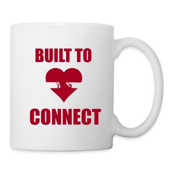 Construits pour connecter les âmes d’amour se trouvent - Mug blanc - blanc - Droite