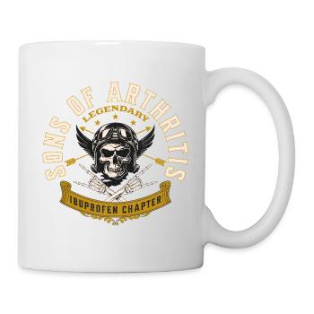 Sons of Arthritis Ibuprofen Chapter Biker - Tasse - Weiß - Rechts