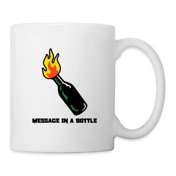 Message in a Bottle - rebellious mood and rock - Mug - white - Right