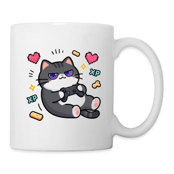 Chat Gamer Console Retro - Mug - white - Right