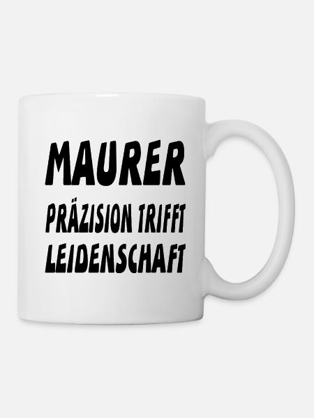Maurer - Tasse - Weiß