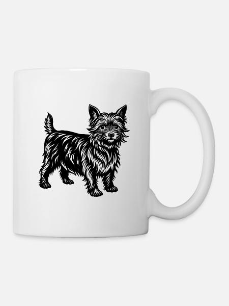 Cairn Terrier - Tasse - Weiß