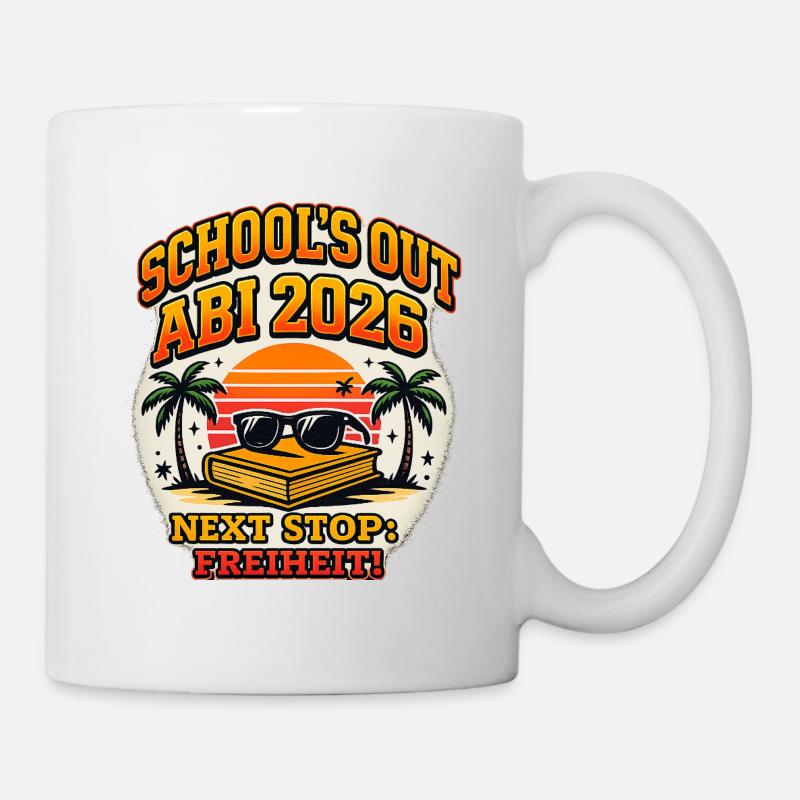 Coucher de Soleil de la Liberté Abi 2026 - Mug blanc - blanc
