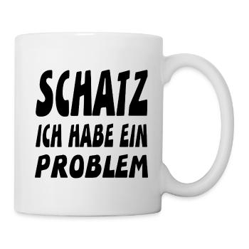 Schatz - Tasse - Weiß - Rechts