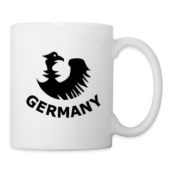 Deutschland Fans Design - Tasse - Weiß - Rechts