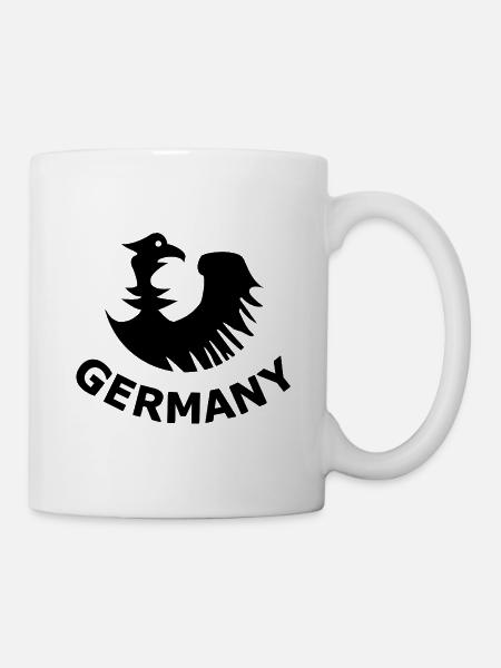 Deutschland Fans Design - Tasse - Weiß