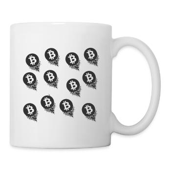 Bitcoin Brush Pattern Series - Mug - white - Right