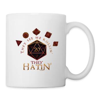 See me Rollin' and Hatin' ! - Mug - white - Right