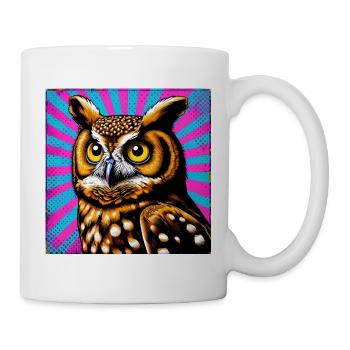 Eule - Tasse - Weiß - Rechts