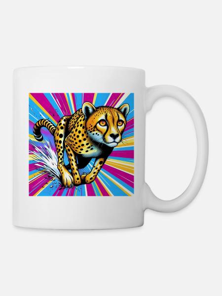 cheetah - Mug - white