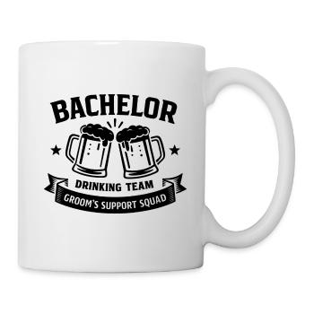 Équipe de Boissons Bachelor - Équipe de soutien aux mariés JGA - Mug blanc - blanc - Droite