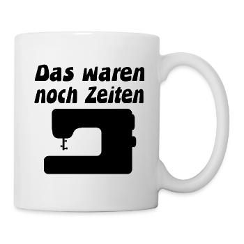 Nähmaschine - Tasse - Weiß - Rechts