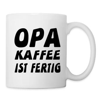 Opa - Tasse - Weiß - Rechts