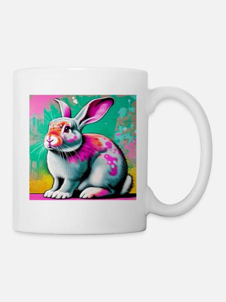 rabbit - Mug - white