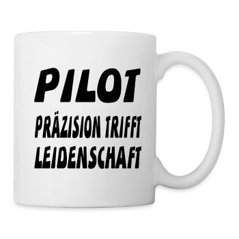 Pilot - Tasse - Weiß - Rechts