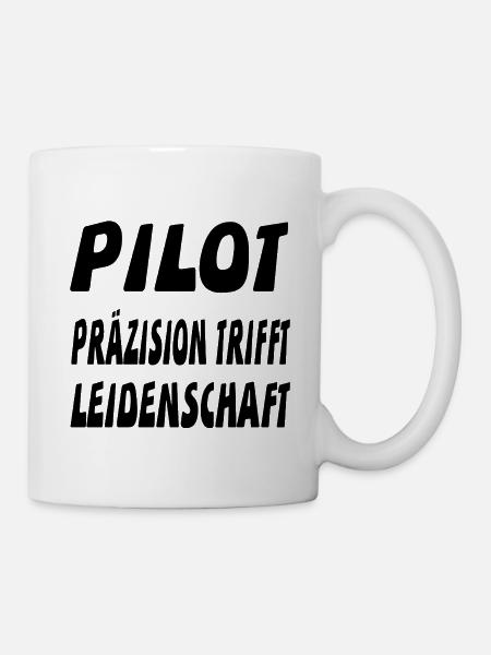 Pilot - Tasse - Weiß