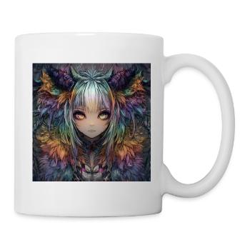 Federtraum Fabelwesen Porträt - Tasse - Weiß - Rechts