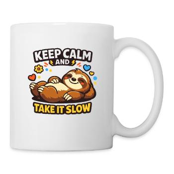 Sloth Rest Take It Slow - Mug - white - Right