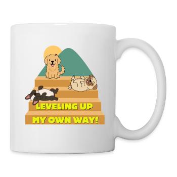 Leveln auf meine eigene Weise - Tasse - Weiß - Rechts