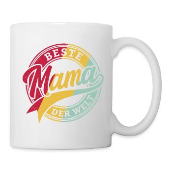 Cadeau de la Meilleure T-shirt Maman du Monde pour la fête des mères - Mug blanc - blanc - Droite