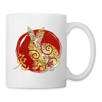 Rabbit Chinese Zodiac Horoscope - Mug - white - Right