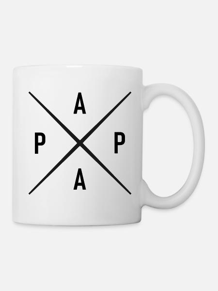 papa - Tasse - Weiß