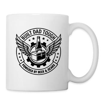 Papa Fort pour la fête des pères - Mug blanc - blanc - Droite