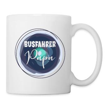 Busfahrer Papa - Tasse - Weiß - Rechts