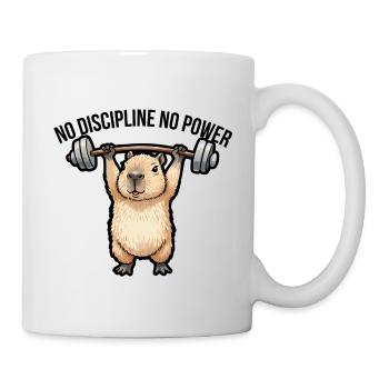 Capybara Gym Lustiges Workout Tierdesign - Tasse - Weiß - Rechts