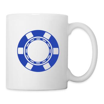 Casino-Münze - Tasse - Weiß - Rechts