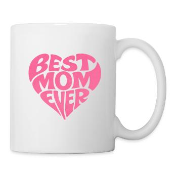 Meilleur cadeau de fête des mères pour un cœur de maman - Mug blanc - blanc - Droite