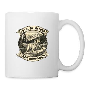 Chien Retriever - Mug blanc - blanc - Droite