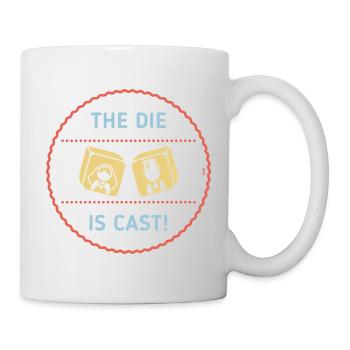 Le sort est jeté ! (Patch de fin de jeu de fête de garçon / 3C) - Mug blanc - blanc - Droite