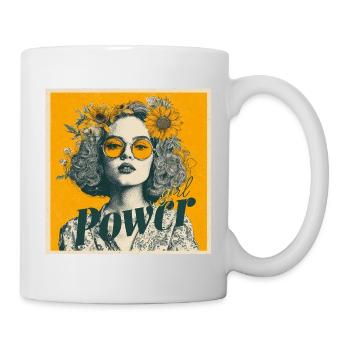 Power! Girl! Sunflower! - Mug - white - Right