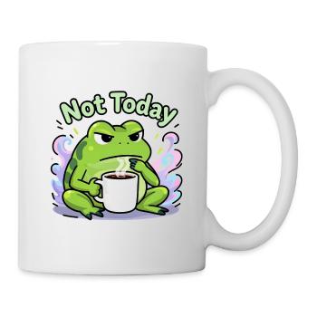 Not Today Frog Coffee - Mug - white - Right