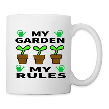 Garten - Tasse - Weiß - Rechts