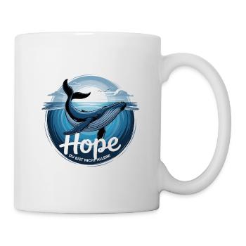 Der Buckelwal Hope/Timmy in der Ostsee - Tasse - Weiß - Rechts