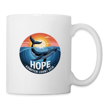 Hope/ Timmy der Wal in der Ostsee - Tasse - Weiß - Rechts